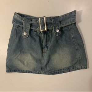 Y2K Denim Mini Skirt